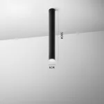 Потолочный светильник LINE H30 Black от ImperiumLoft