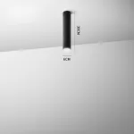 Потолочный светильник LINE H30 Black от ImperiumLoft