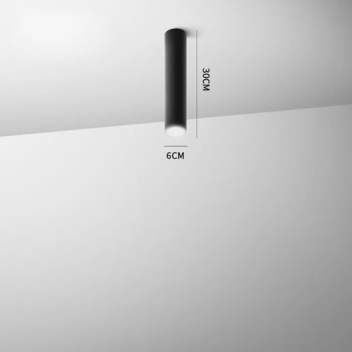 Потолочный светильник LINE H30 Black от ImperiumLoft