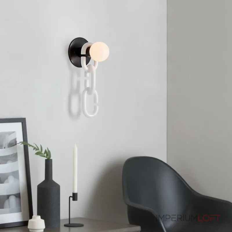 Настенный светильник CHAIN WALL Белый от ImperiumLoft Настенный светильник CHAIN WALL Белый от ImperiumLoft