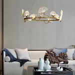Светодиодная люстра с кольцевым каркасом SELVI B D100 от ImperiumLoft