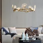 Светодиодная люстра с кольцевым каркасом SELVI B D100 от ImperiumLoft
