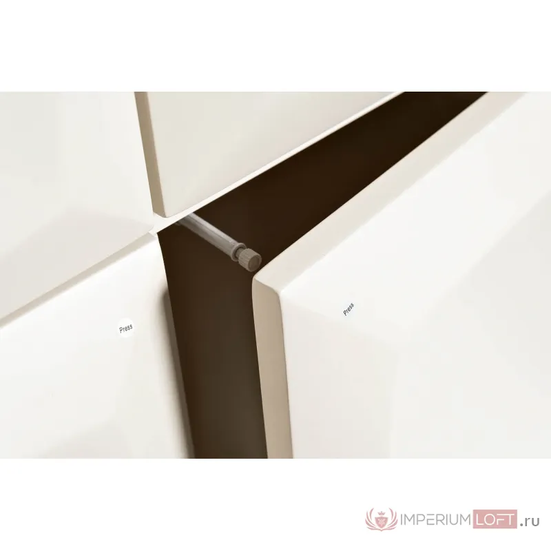 Комод Quadro высокий белый 58DB-CHH15873 от ImperiumLoft