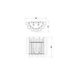 Бра из прозрачного стекла 20MB3451-2 от ImperiumLOFT от ImperiumLoft