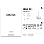 Подвесная люстра Ideal Lux Firenze 012865