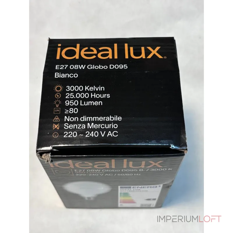 Филаментная лампа Ideal Lux LAMPADINE E27 101330 Филаментная лампа Ideal Lux LAMPADINE E27 101330