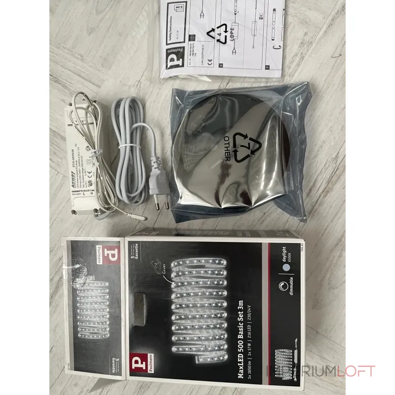 Светодиодная лента 500 6500К 3м Paulmann MaxLED 70665.