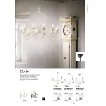Подвесная люстра Ideal Lux Corte 057194