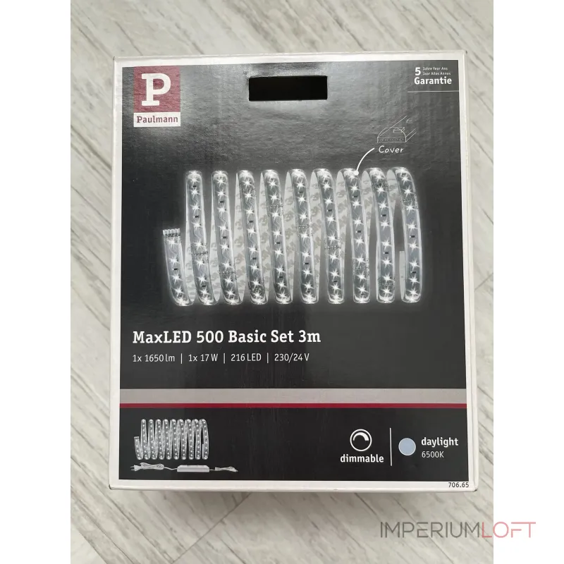 Светодиодная лента 500 6500К 3м Paulmann MaxLED 70665.