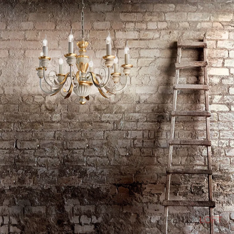 Подвесная люстра Ideal Lux Firenze 012865 Подвесная люстра Ideal Lux Firenze 012865