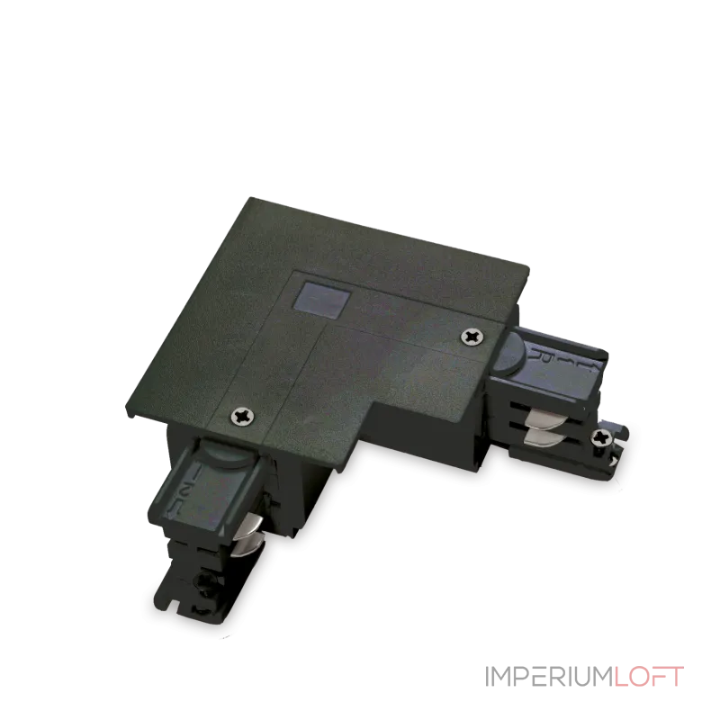 Коннектор для шинопровода LEFT ON-OFF BK Ideal Lux LINK 188126