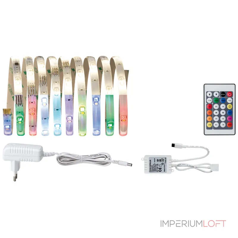 Светодиодная лента Strip Motion Color+White Set 3m RGBW + 3000К ДУ Paulmann Digital LED 70696