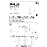 Подвесная люстра Ideal Lux TOPICO 333045