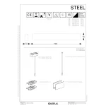 Линейный потолочный светильник Ideal Lux STEEL 270203