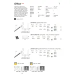Подвесной светильник Ideal Lux OFFICE 369136