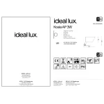 Уличный настенный светильник Ideal Lux KOALA 331355