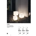 Уличный грунтовой светильник Ideal Lux Luna 115443
