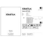 Уличный настенный светильник Ideal Lux Atom AP 366890