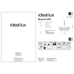Подвесная люстра Ideal Lux Blanche 035574