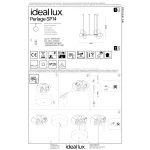 Подвесная люстра Ideal Lux PERLAGE 271385