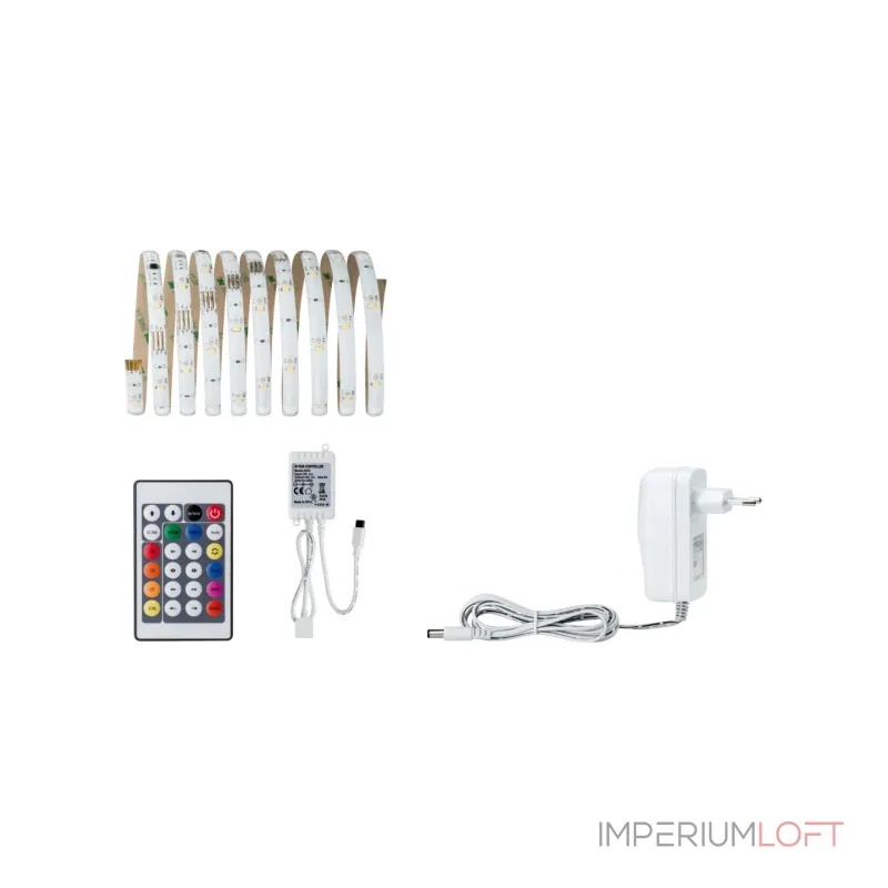 Светодиодная лента Strip Motion Color+White Set 3m RGBW + 3000К ДУ Paulmann Digital LED 70696
