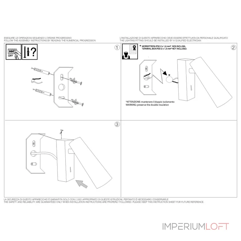 Настенный светильник Ideal Lux PIPE 281001