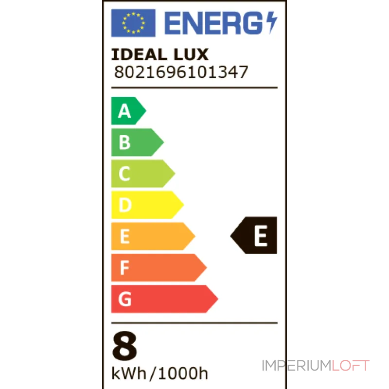 Филаментная лампа Ideal Lux LAMPADINE E27 101347