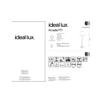 Уличный торшер Ideal Lux ARCADIA 298610