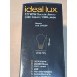 Филаментная лампа А60 Груша 8Вт 780Лм 3000К CRI90 Е27 230В Ideal Lux Goccia 289250