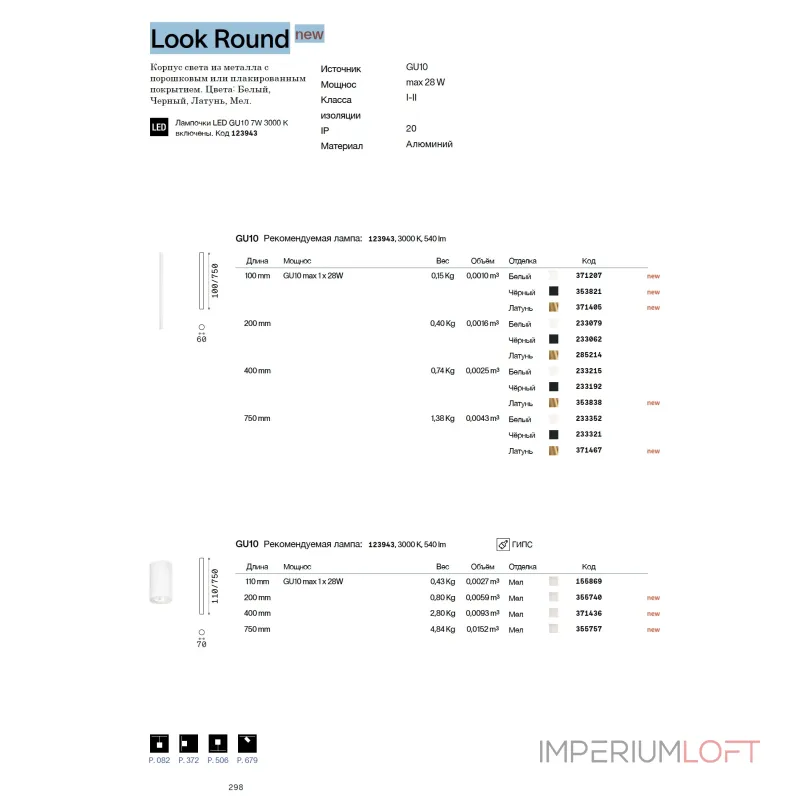 Потолочный светильник Ideal Lux LOOK 371436
