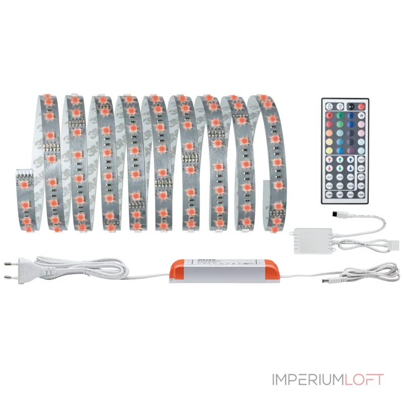 Светодиодная лента RGB 3м 230/24В ДУ Paulmann MaxLED 70567