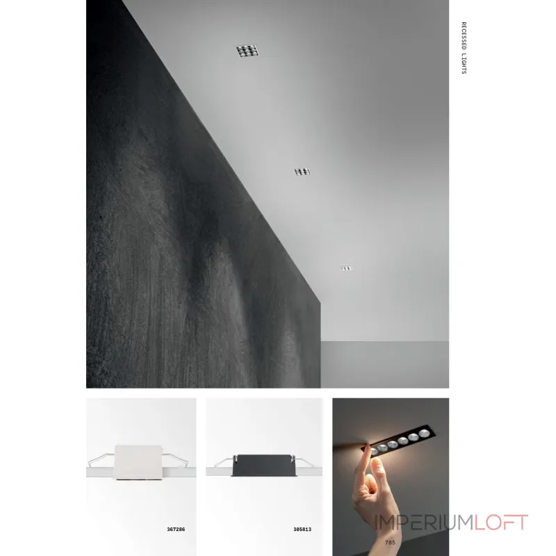 Потолочный встраиваемый светильник Ideal Lux Lika 367286