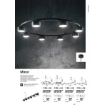 Подвесная люстра Ideal Lux MINOR 235516
