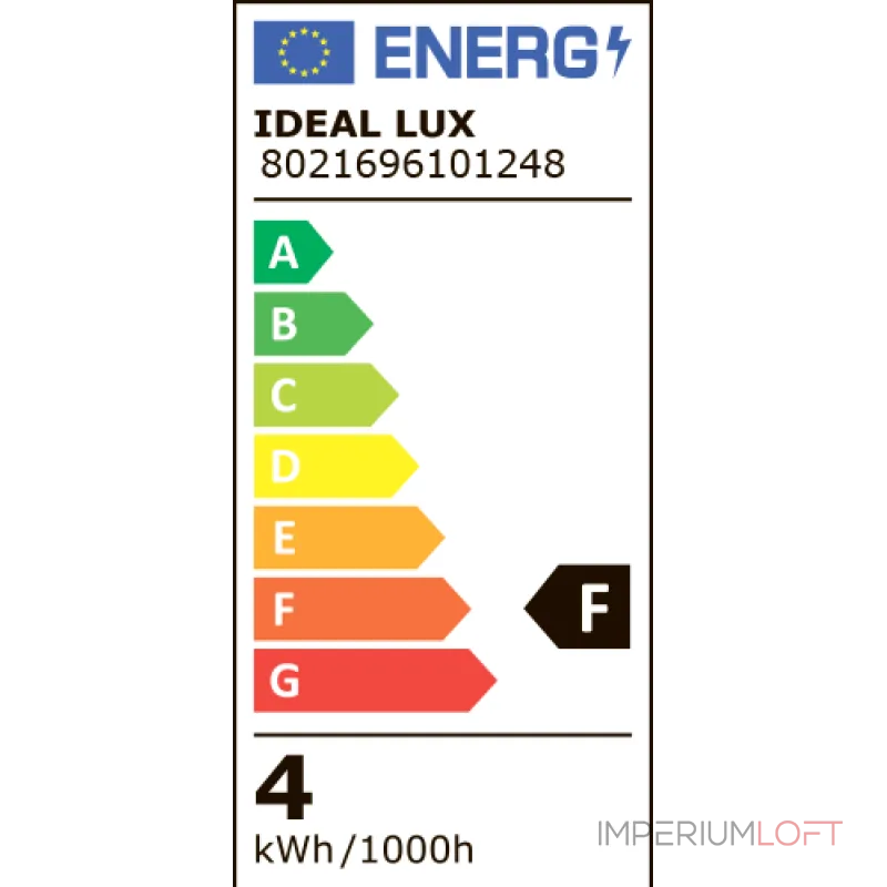 Филаментная лампа Ideal Lux LAMPADINE E14 101248