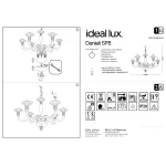 Подвесная люстра Ideal Lux DANIELI 159973