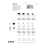 Подвесной светильник без плафона Ideal Lux SET UP 348247