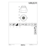 Встраиваемый светильник Ideal Lux VIRUS 244822
