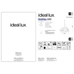 Подвесная люстра Ideal Lux Multiflex 141909