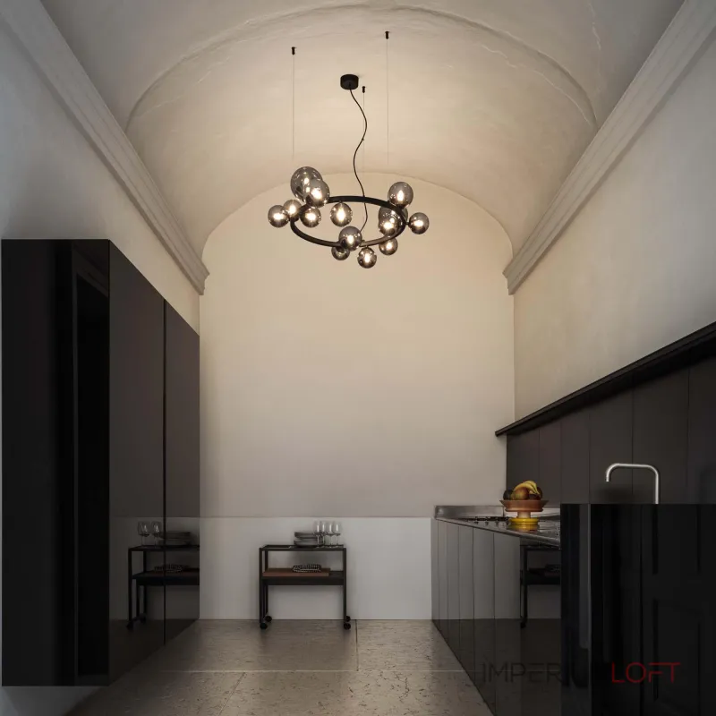 Подвесная люстра Ideal Lux PERLAGE 322780 Подвесная люстра Ideal Lux PERLAGE 322780