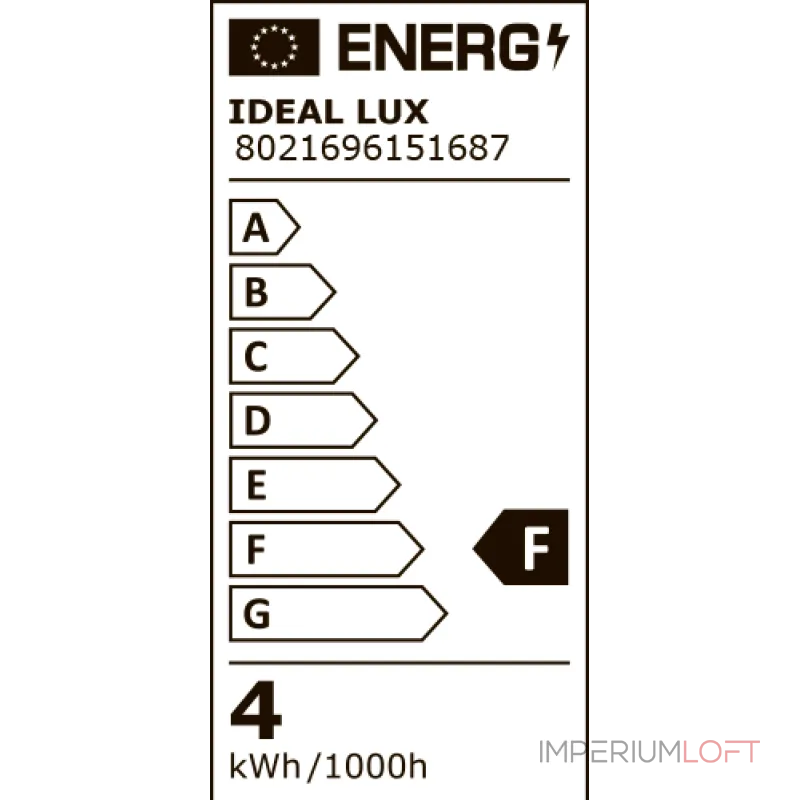 Светодиодная лампа Ideal Lux LAMPADINE E27 151687