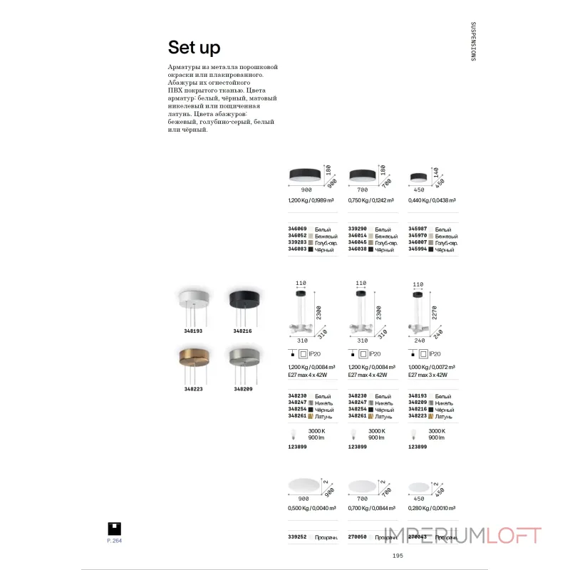 Подвесной светильник без плафона Ideal Lux SET UP 348261