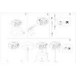 Потолочная чаша Ideal Lux Rosone 244235