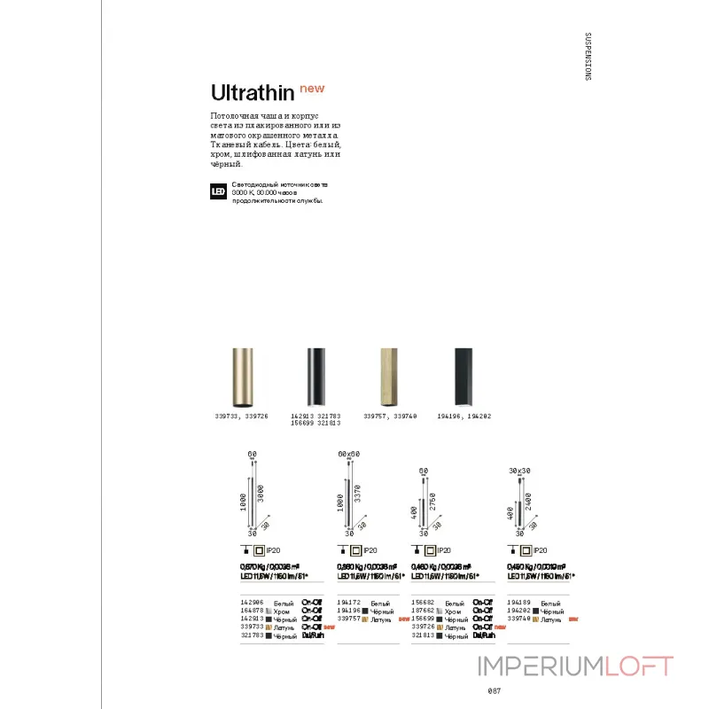 Подвесной светильник Ideal Lux LOOK 164878 Подвесной светильник Ideal Lux LOOK 164878