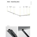 L-образный соединитель Ideal Lux STICK 372730