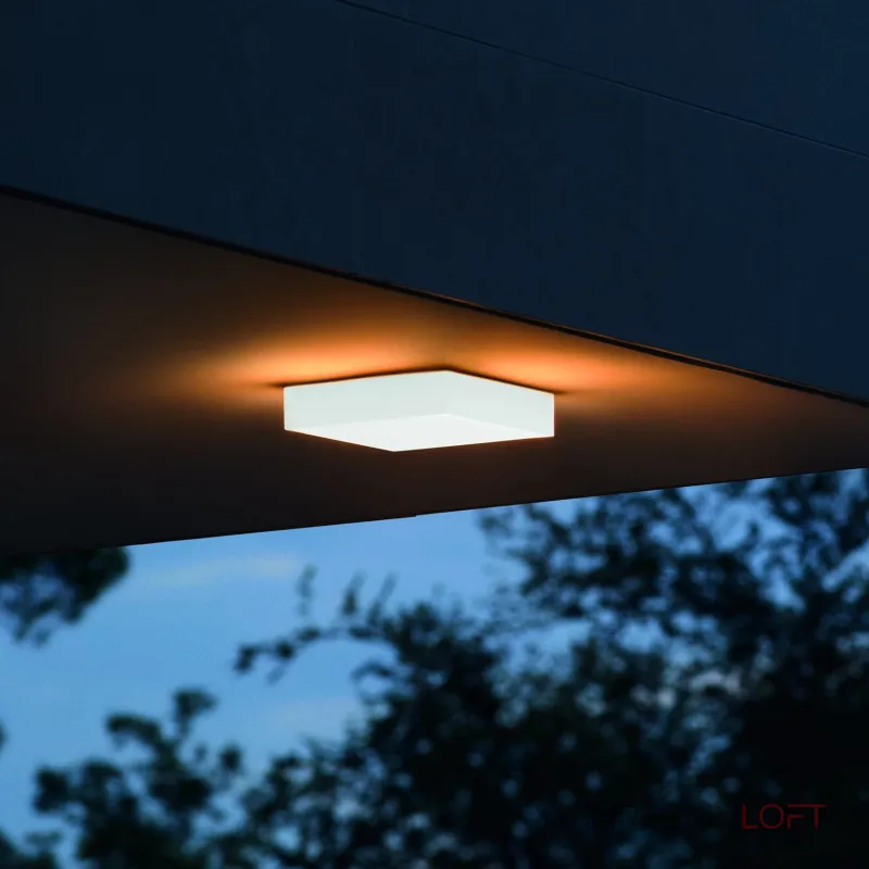 Уличный настенно-потолочный светильник Ideal Lux SNOW 326245 Уличный настенно-потолочный светильник Ideal Lux SNOW 326245