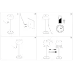 Уличный настольный светильник Ideal Lux PURE 311685