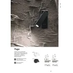 Настенный светильник Ideal Lux PAGE 142579