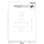 Шинопровод встраиваемый 1м Ideal Lux Deva 332499