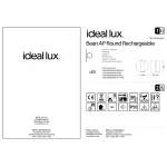 Настенный светильник Ideal Lux BEAN 350233
