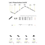 Коннектор 1-Phase Surface On/Off 230В Ideal Lux LINK MONO 337418